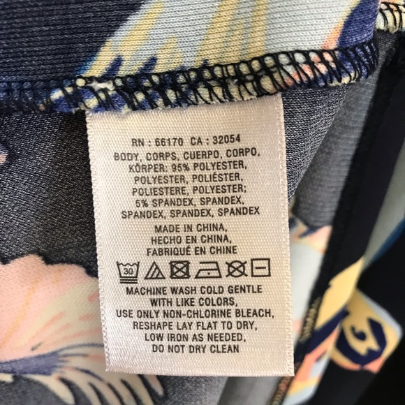 Anthropologie Deletta kimono bird navy tunic top - Picture 6 of 6